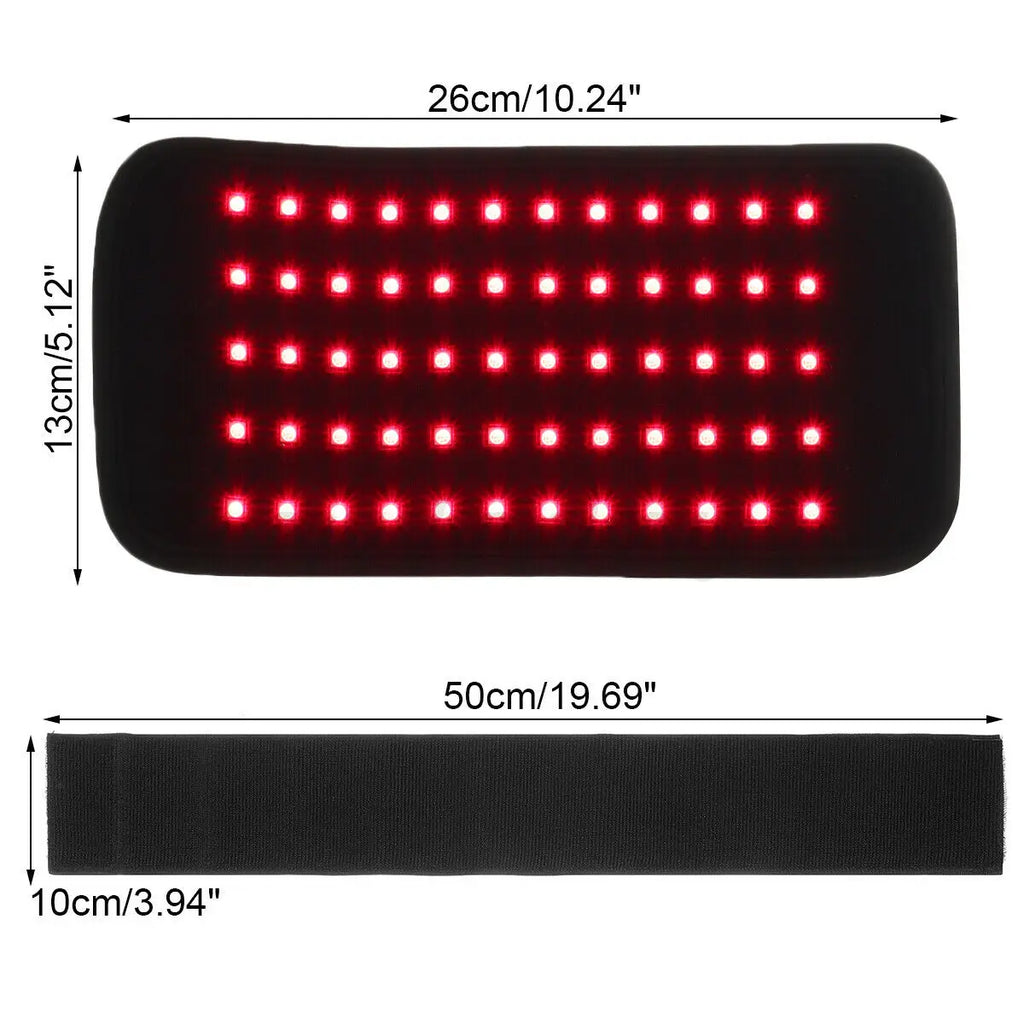 Portable Massage Pad Led Infrared Massager For Waist Relaxation Relieving Back Muscle Tension Foot Massage