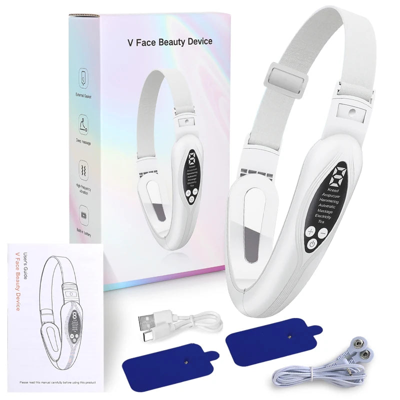 2026 Electric Slimming Face Vibration Massager Facial Lifting Device Facial Double Chin V-shaped Facial Vibration Multifunctional Massager