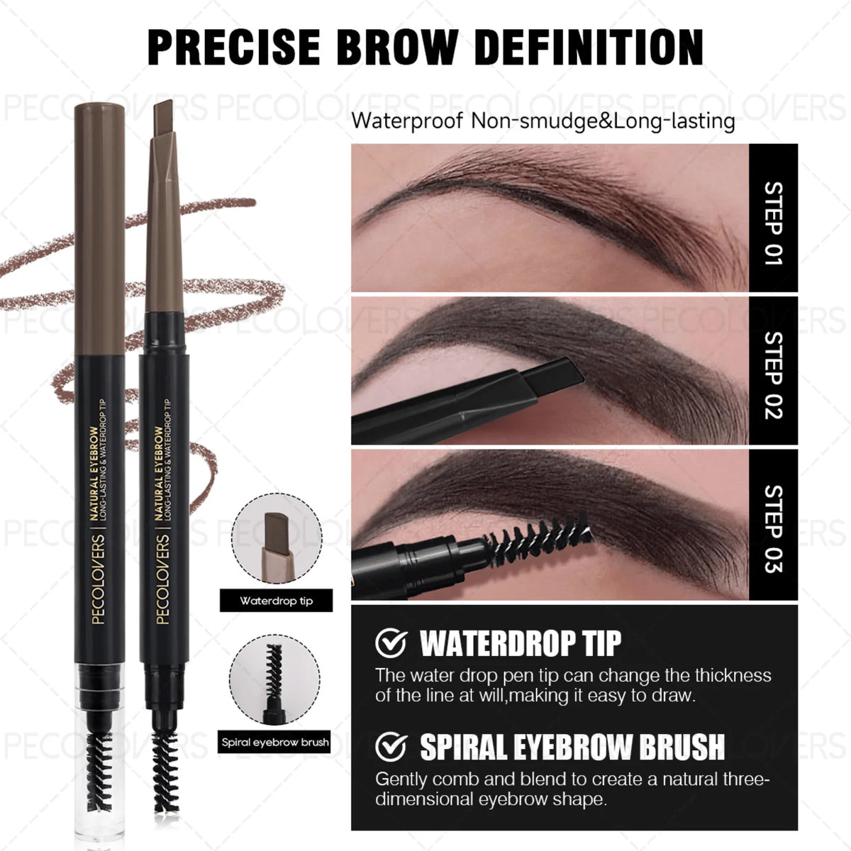 12PCS All-in-One Eye & Brow Makeup Set, 40 Shades Eyeshadow Palette, Eyebrow Pencil, Quick-Dry Liquid Eyeliner, Volumizing Curling Mascara with Brushes, Waterproof Sweat-proof, Matte Shimmer Glitter Eyeshadow Kit for Beginner