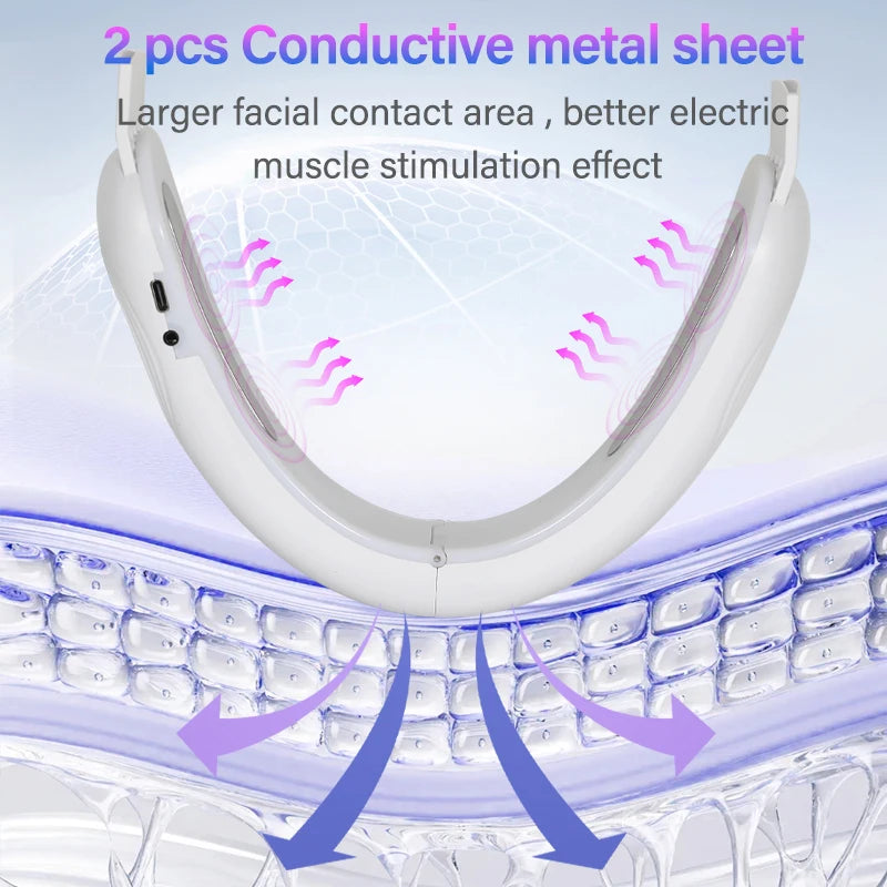 2026 Electric Slimming Face Vibration Massager Facial Lifting Device Facial Double Chin V-shaped Facial Vibration Multifunctional Massager
